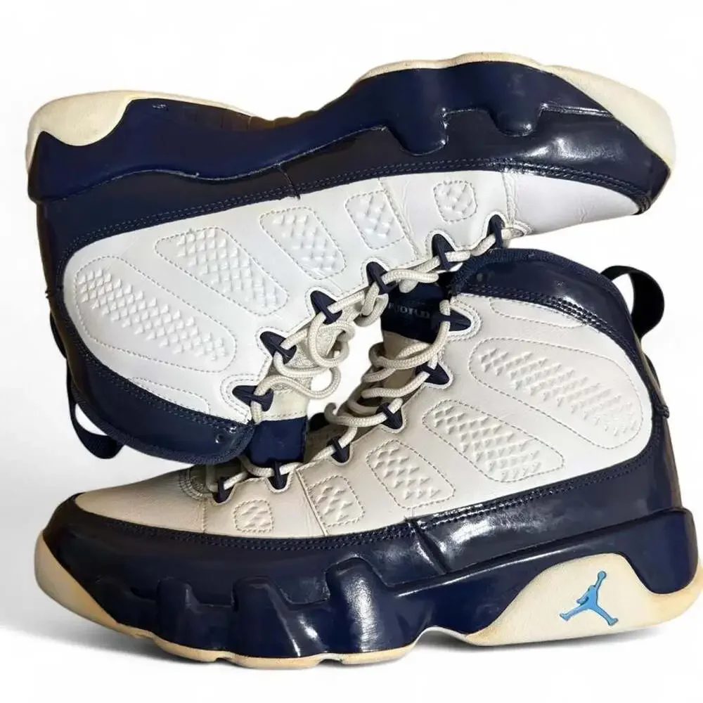Air Jordan 9 Retro Pearl Blue UNC Men's Size 9